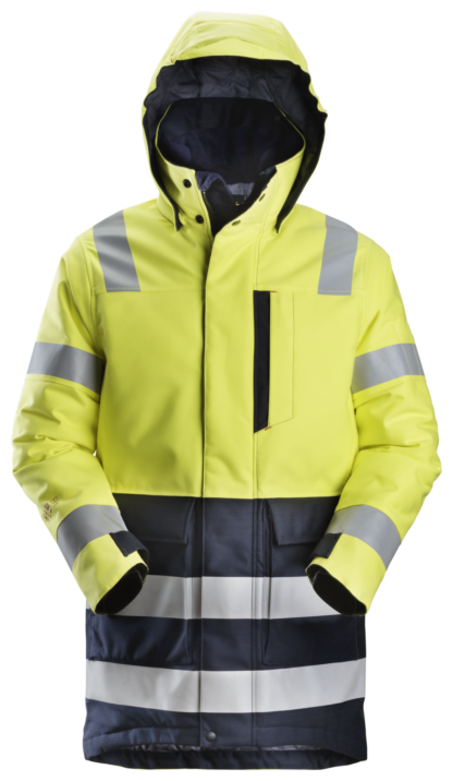 Snickers 1860 ProtecWork, Geïsoleerde Parka, High-Vis Klasse 3