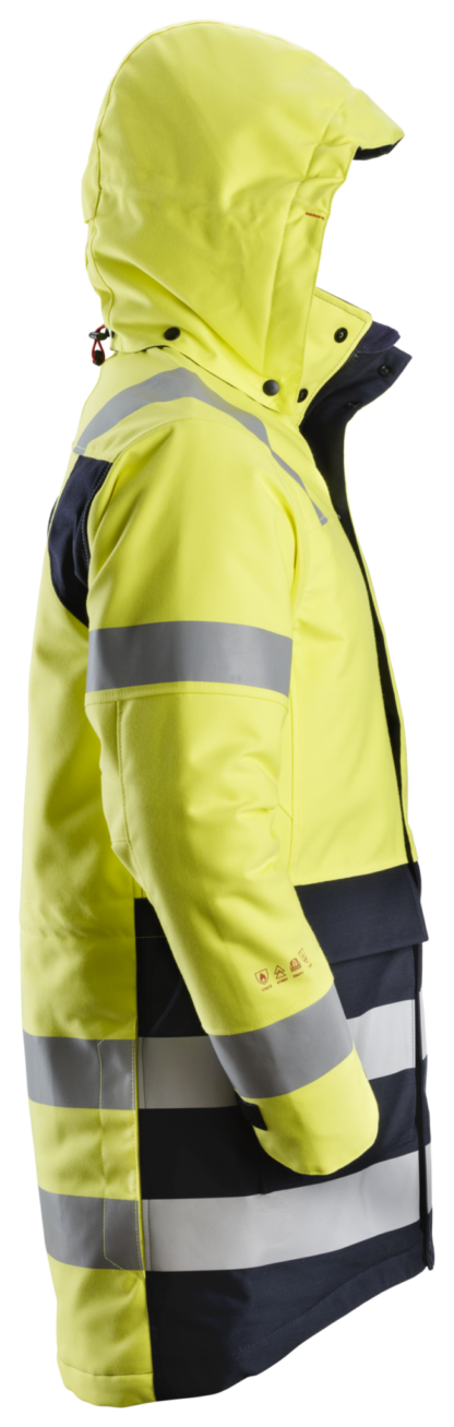 Snickers 1860 ProtecWork, Geïsoleerde Parka, High-Vis Klasse 3